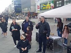 Straßeneinsatz in Saarbrücken 